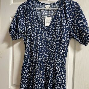J crew size 4 floral dress with pockets magic